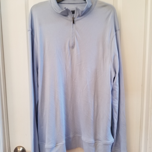 Stone Rose Men’s Performance 1/4 Zip Pullover in Sky Blue Size XXL - Picture 4 of 7
